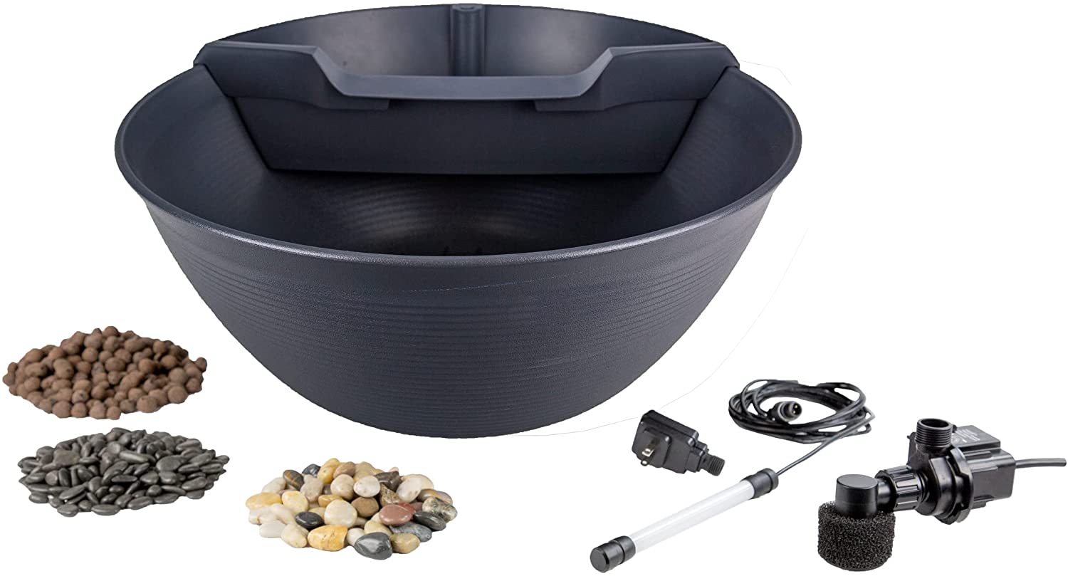 Aquascape Aquagarden Mini Pond Kit - Steel Gray  