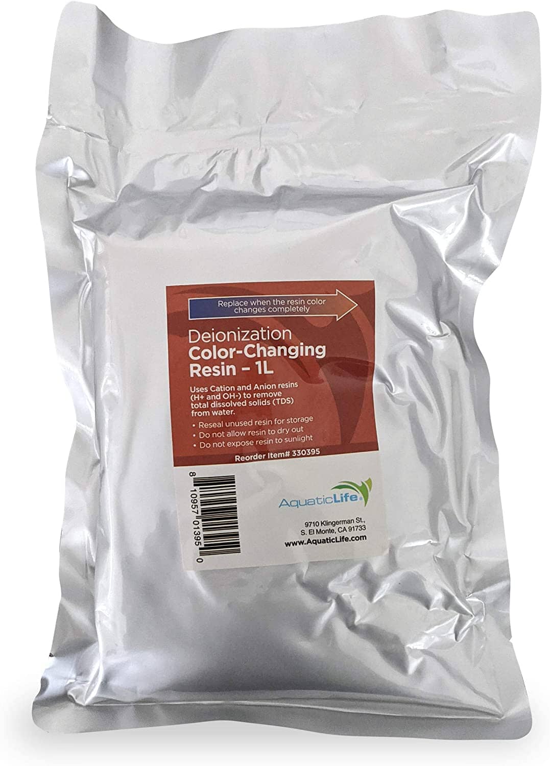 Aquatic Life Deionization Color Changing Resin Aquarium Filter Media Additives - 1 L  