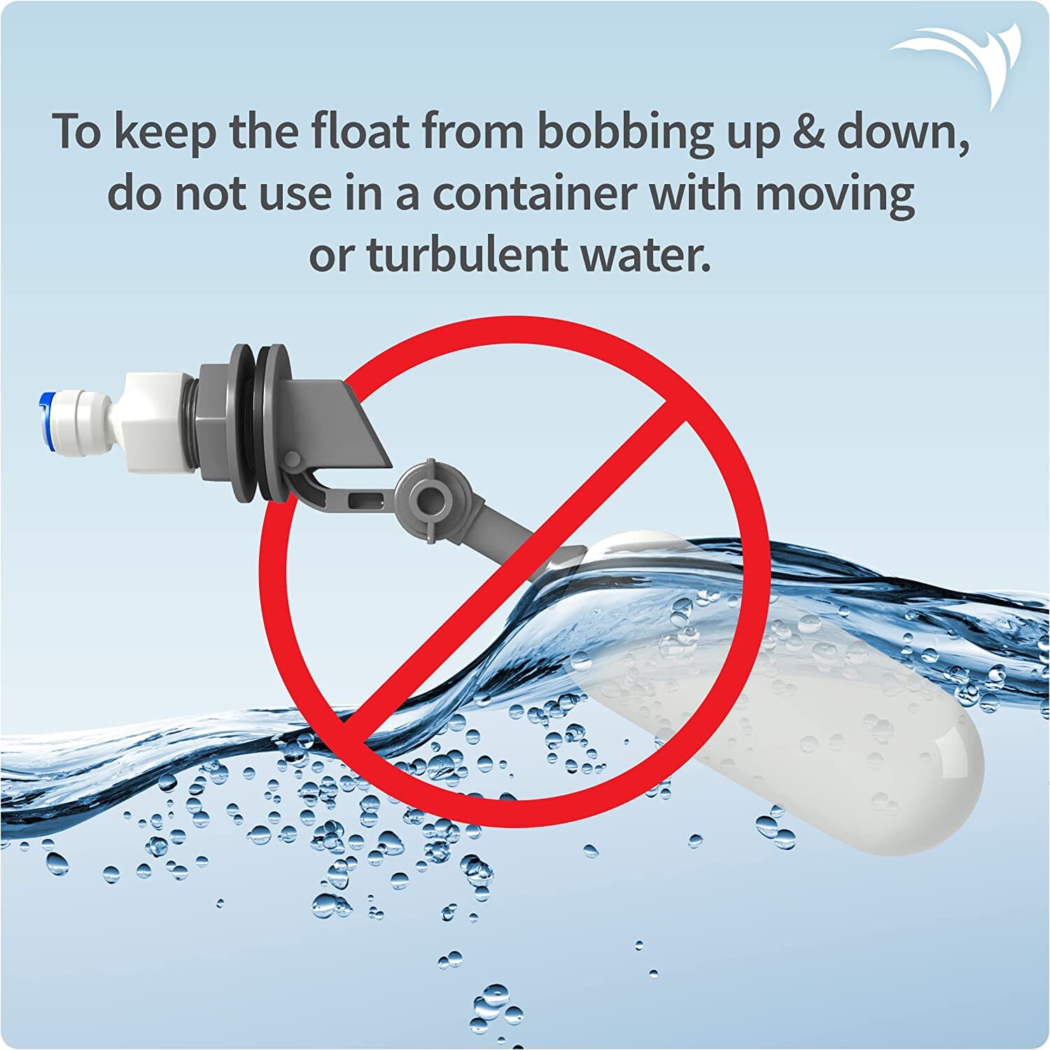 Aquatic Life Float Valve Kit Aquarium Filter Parts - 1/4 In  