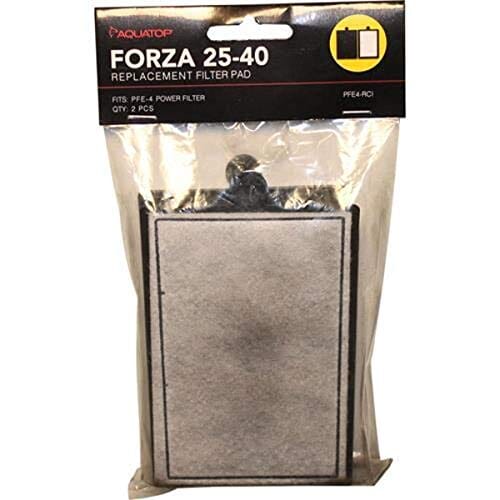 Aquatop Forza Filter Pad with Activated Carbon Aquarium Filter Insert - 25 - 40 Gal - 2 Pack  