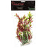 Aquatop Hygro-Like Weighted Plastic Aquarium Plant - Green/Red - 9 In  