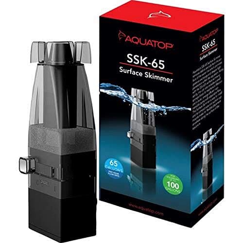 Aquatop Internal Surface Skimmer Aquarium Protein Skimmers - Black - 65 GPH  