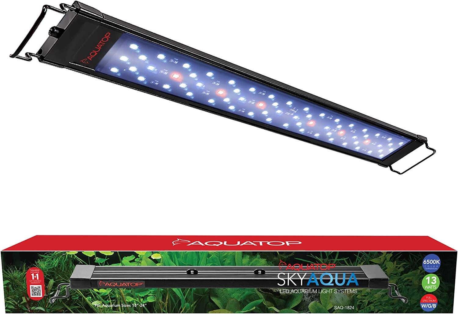 Aquatop Skyaqua Ultrabright LED Aquarium Light System - 18 - 24 In  