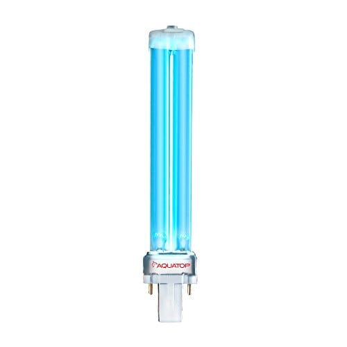 Aquatop UV Replacement Bulb 2-Pin Square Base Aquarium Filter Parts - 13 Watt  