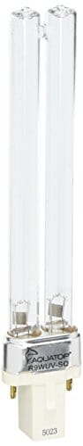 Aquatop UV Replacement Bulb 2-Pin Square Base Aquarium Filter Parts - 9 Watt  