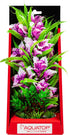 Aquatop Vibrant Garden Plant Boxed Plastic Aquarium Plant Decoration - Violet - 10  