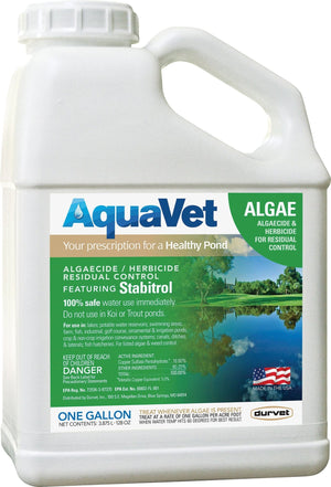 Aquavet Algae Control Algaecide & Herbicide Pond Water Treatment - 1 Gal