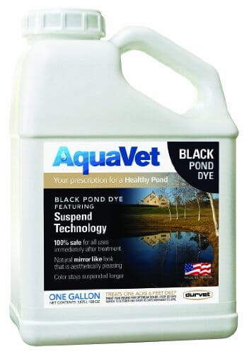 Aquavet Pond Dye with Suspend Technology Pond Water Treatment - Black - 1 Gal  