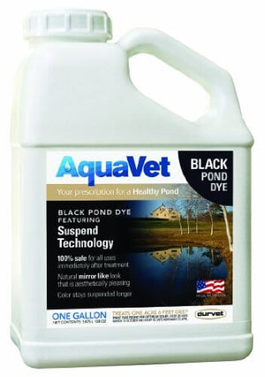 Aquavet Pond Dye with Suspend Technology Pond Water Treatment - Black - 1 Gal