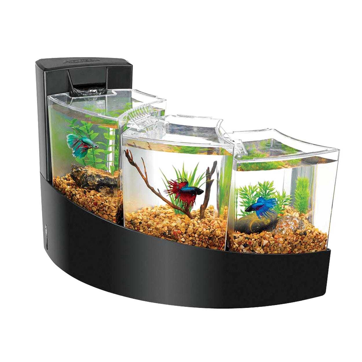 Aqueon Betta Falls - Black  