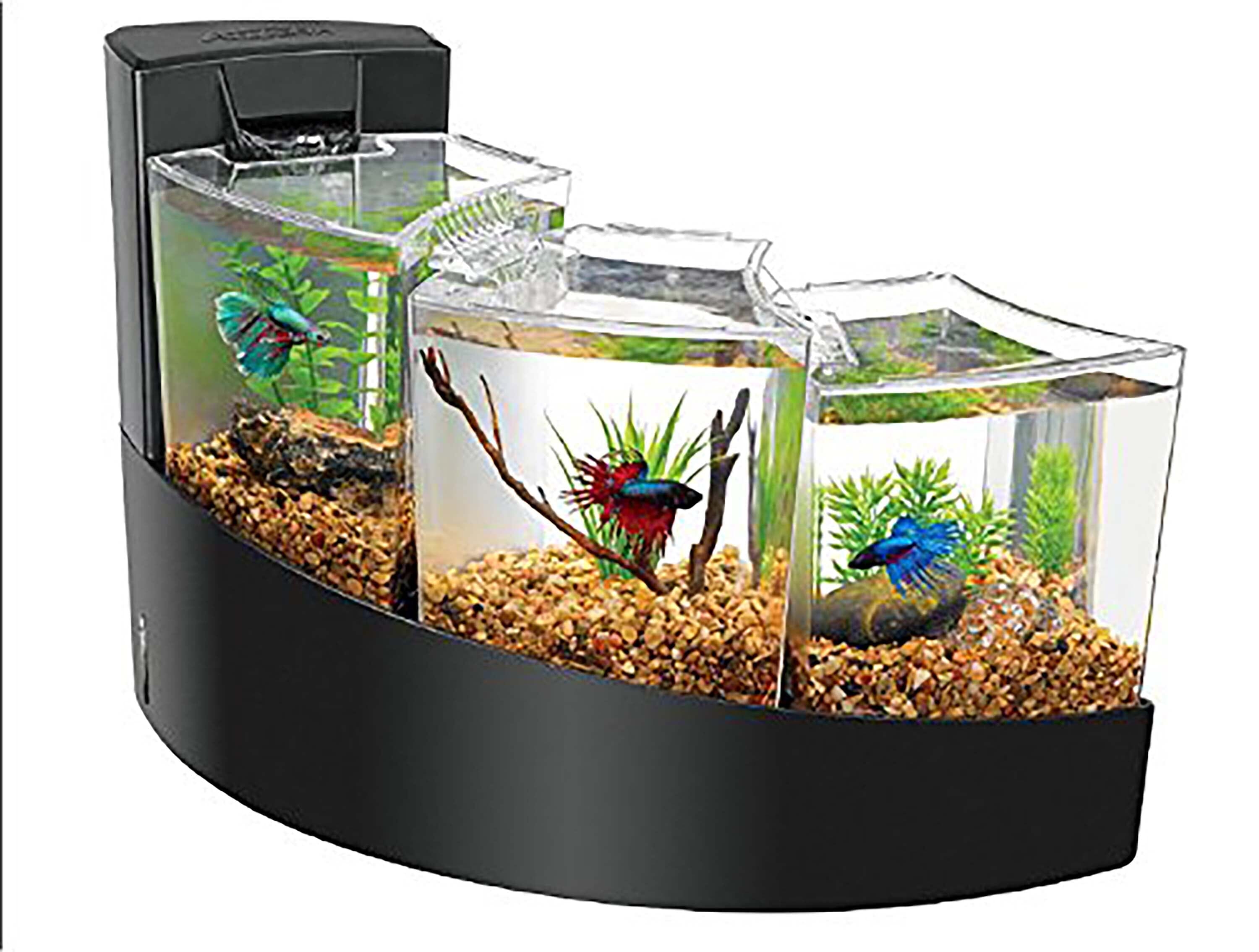 Aqueon Betta Falls Kit Black - One Size  