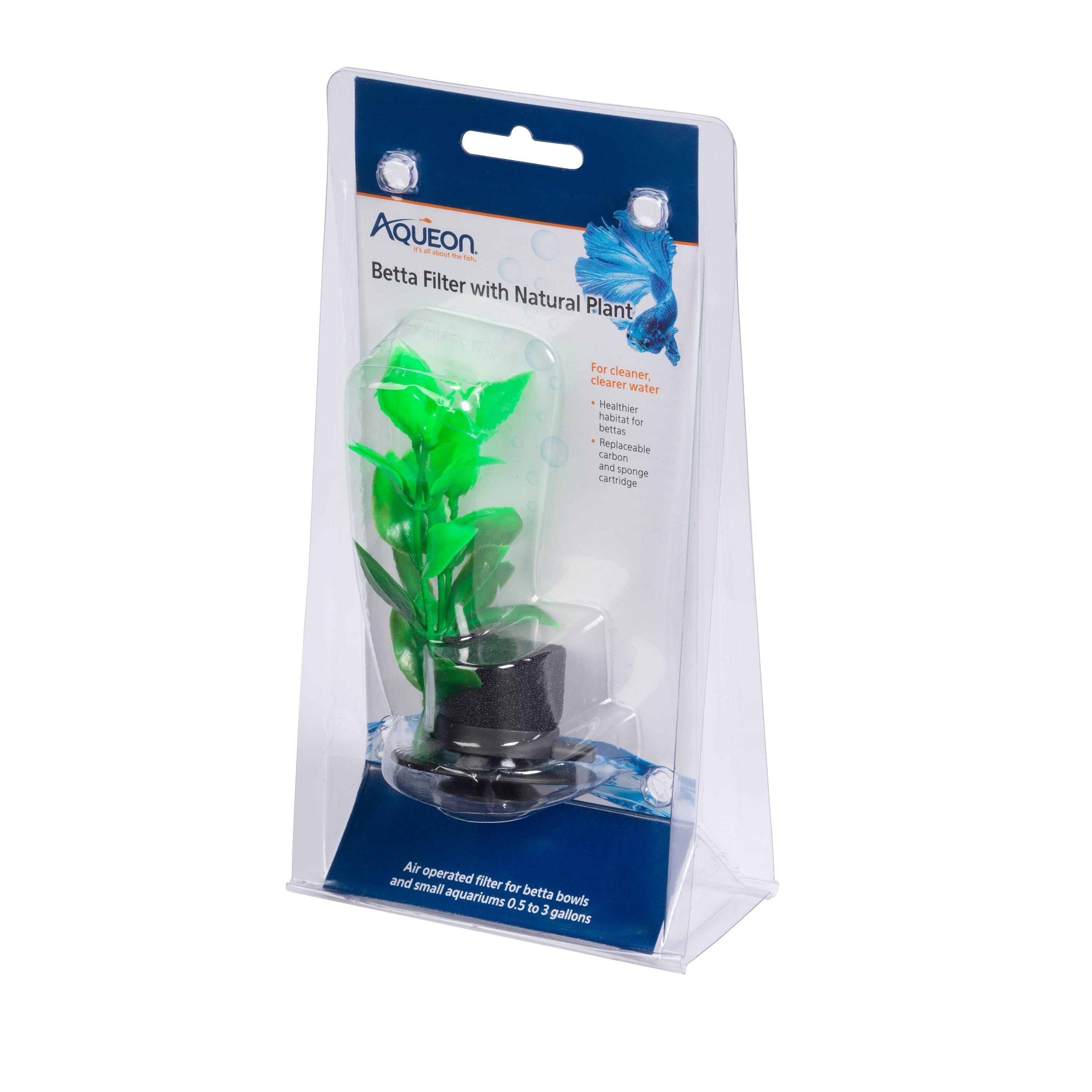 Aqueon Betta Filters Natural Plant - One Size  