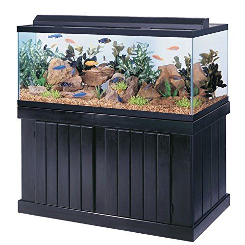 Aqueon Classic Pine Stand - Black - 48" x 24"  