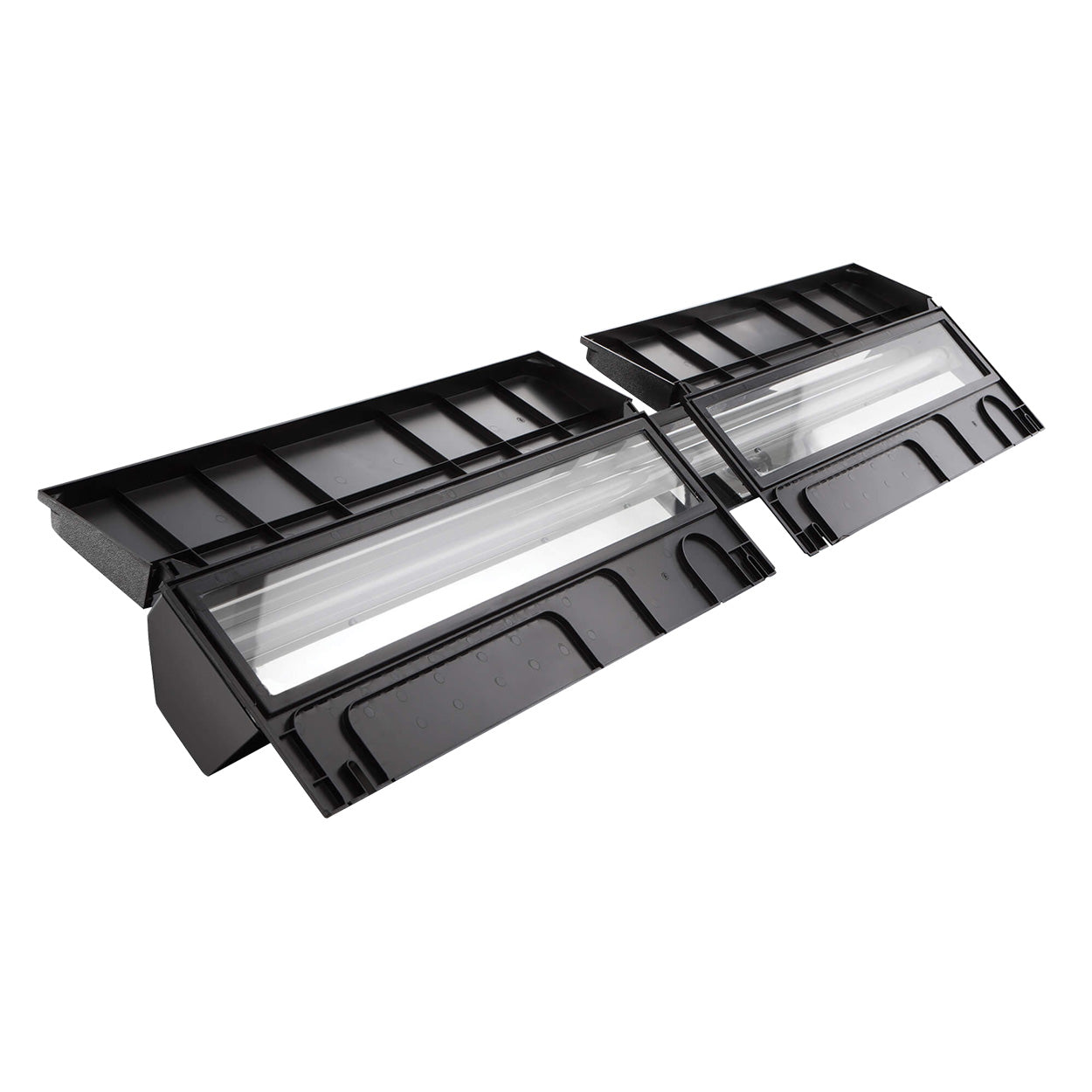 Aqueon Deluxe Full Fluorescent Hood - Black - 48