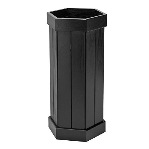 Aqueon Hexagon Pine Stand - Black - 10 gal  