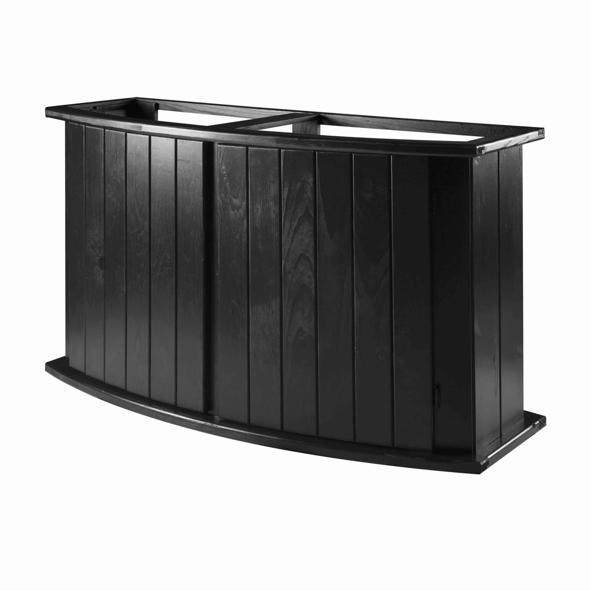 Aqueon Pine Aquarium Stands - Black - 72 Bow  