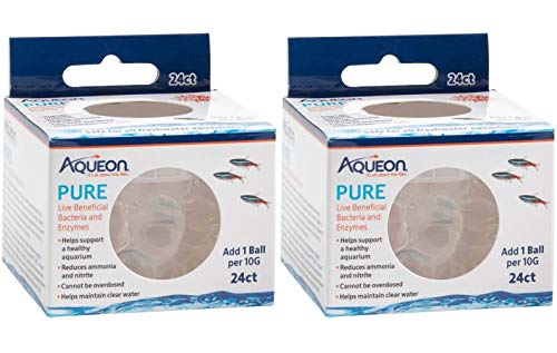 Aqueon PURE Live Beneficial Bacteria and Enzymes - 10 gal - 24 pk