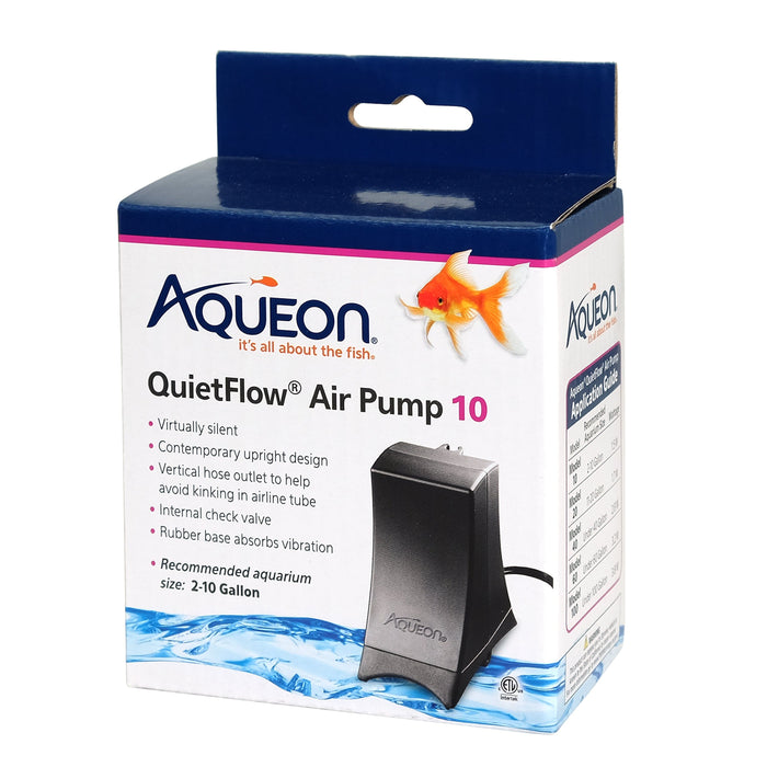 Aqueon QuietFlow Air Pump Black - 10