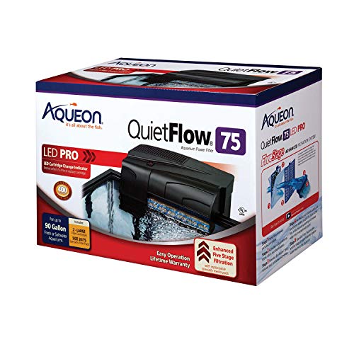 Aqueon QuietFlow LED Pro Aquarium Power Filter - 75
