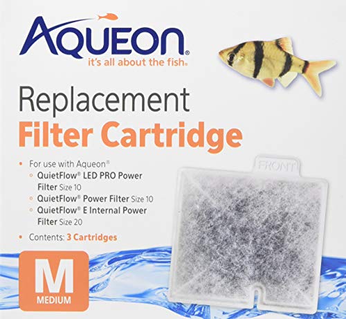Aqueon Replacement Filter Cartridge For QuietFlow 10 - Medium - 3 pk  