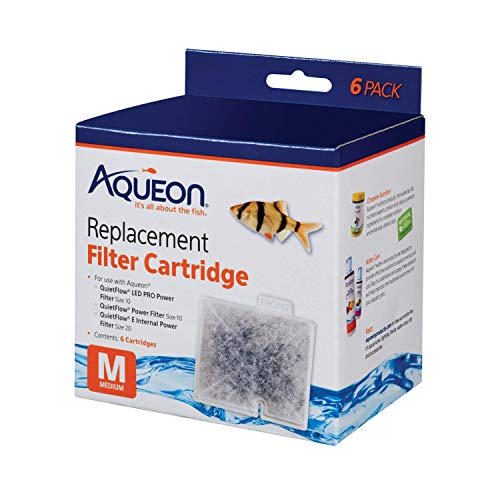 Aqueon Replacement Filter Cartridge For QuietFlow 10 - Medium - 6 pk