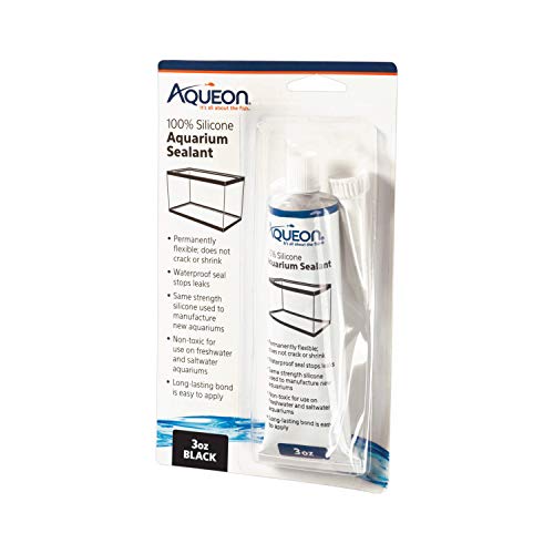 Aqueon Silicone Aquarium Sealant - Black - 3 oz  