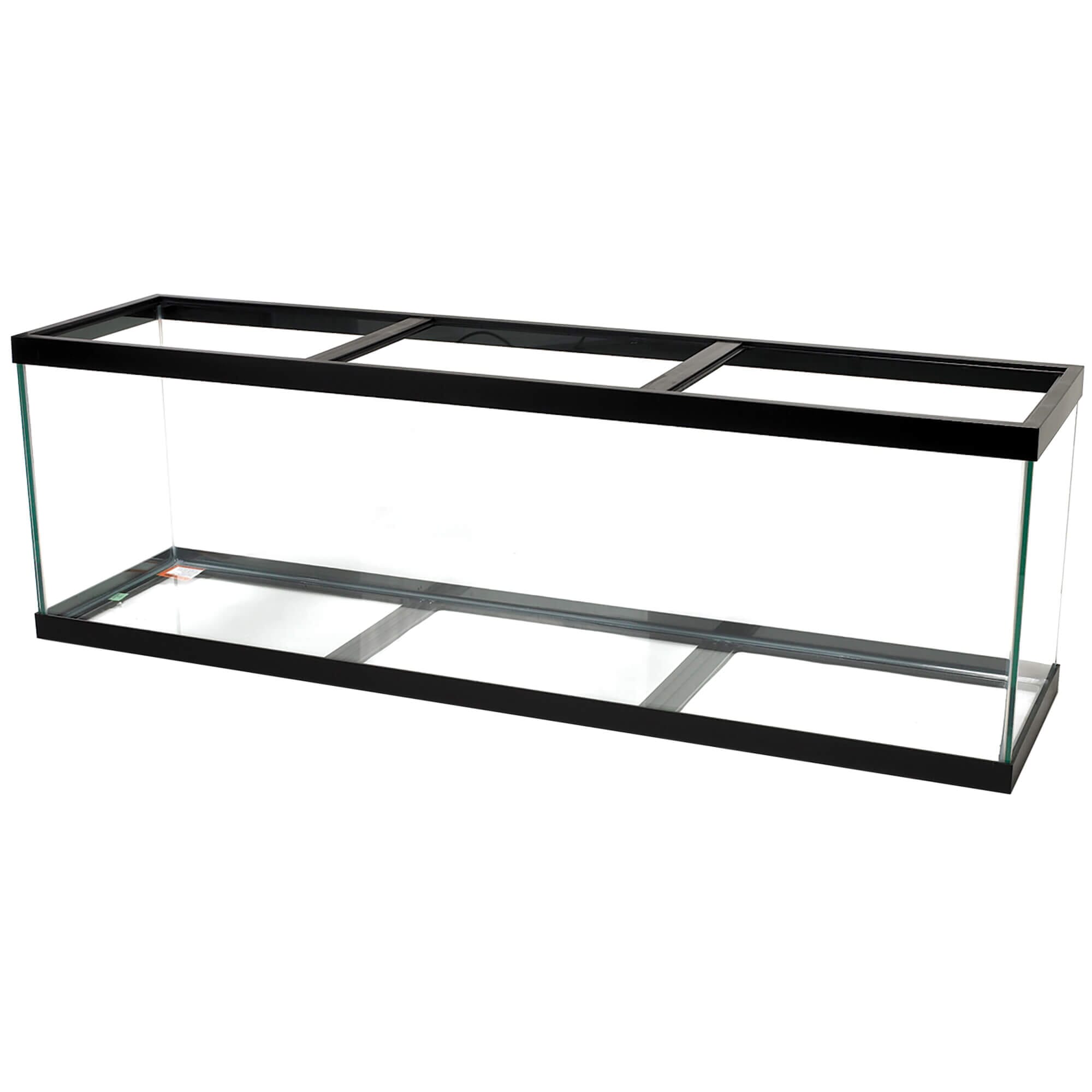 Aqueon Standard Glass Rectangle Aquarium Black Silicone - Black - 125 gal  