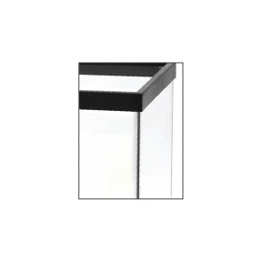 Aqueon Standard Glass Rectangle Aquarium Black Silicone - Black - 150 gal  