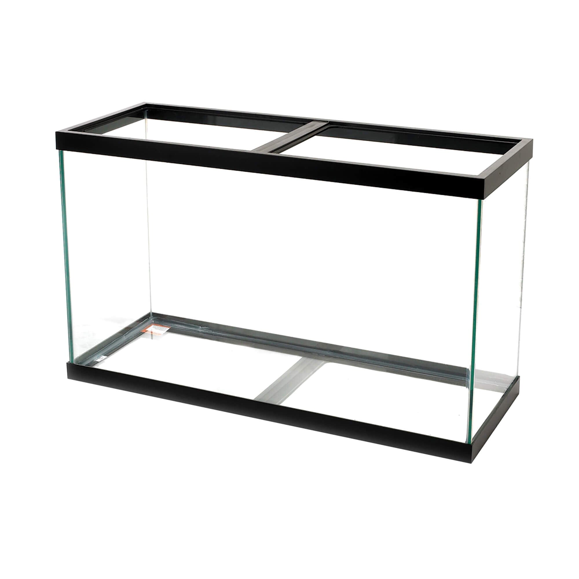 Aqueon Standard Glass Rectangle Aquarium Black Silicone - Black - 65 gal  