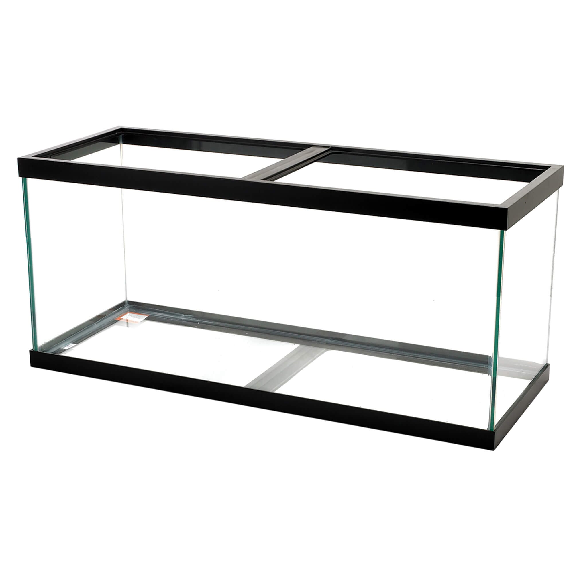 Aqueon Standard Glass Rectangle Aquarium Black Silicone - Black - 75 gal  