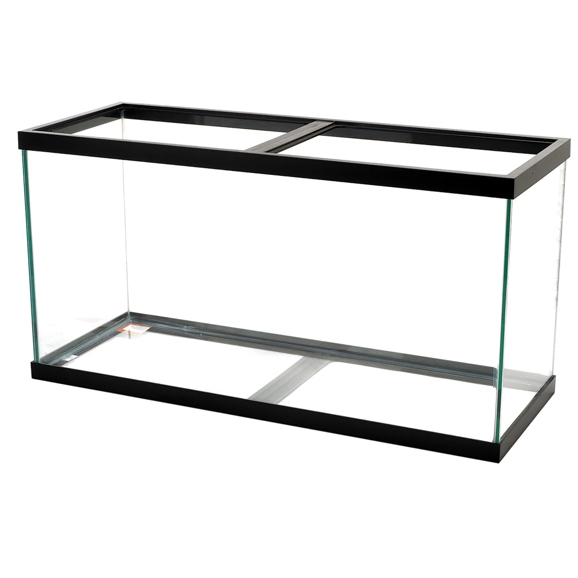 Aqueon Standard Glass Rectangle Aquarium Black Silicone - Black - 90 gal  