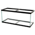 Aqueon Standard Glass Rectangle Aquarium Clear Silicone - Black - 75 gal  