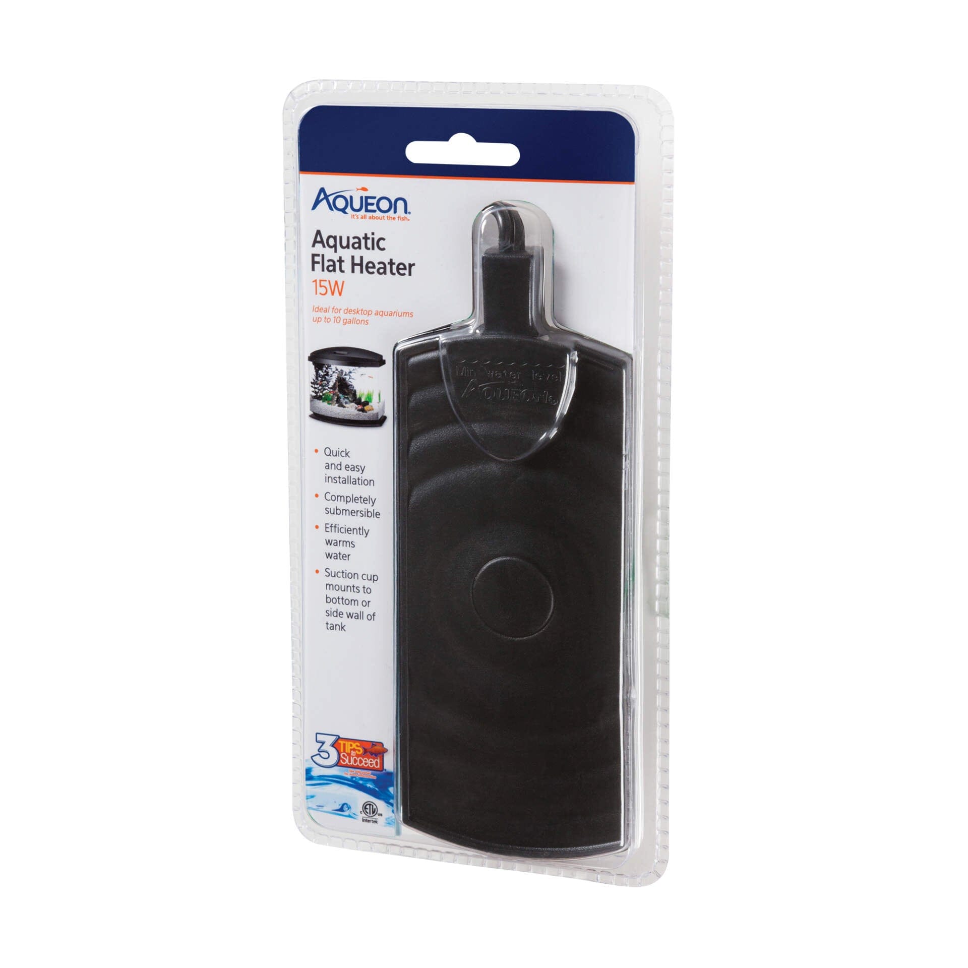 Aqueon Submersible Aquatic Flat Heater - 15 W  