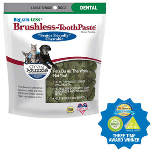 Ark Natural's Breathless Brushless Toothpaste Large Cat and Dog Dental Care - 7.8 oz Bag