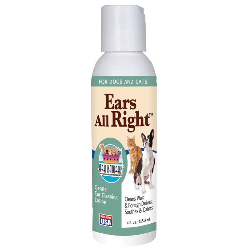 Ark Natural's Ears All Right Cat and Dog Ear Cleaner - 4 oz Bottle  