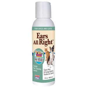 Ark Natural's Ears All Right Cat and Dog Ear Cleaner - 4 oz Bottle