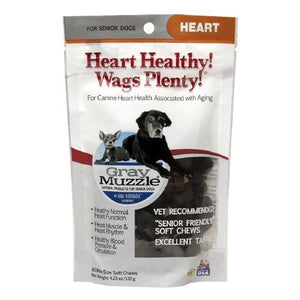 Ark Natural's Heart Healthy! Wags Plenty! Soft and Chewy Dog Treats - 60 ct Bag
