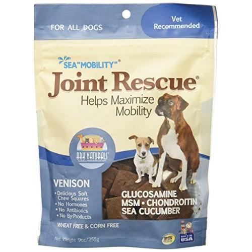 Ark Natural's Joint Rescue/Sea "Mobility" Venison Soft and Chewy Dog Treats - 9 oz Bag (22 ct)  