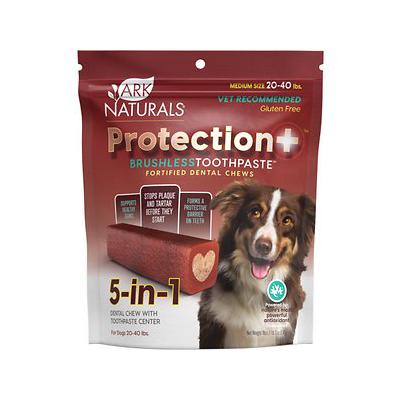 Ark Natural's Protection+ Brushless Toothpaste Medium Cat and Dog Dental Care - 18 oz Bag  