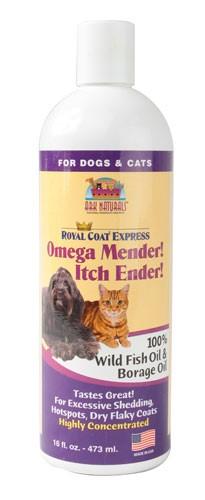 Ark Natural's Royal Coat Express Omega Mender Anti-Itch Cat and Dog Shampoo - 16 oz Bottle  