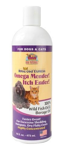 Ark Natural's Royal Coat Express Omega Mender Anti-Itch Cat and Dog Shampoo - 16 oz Bottle