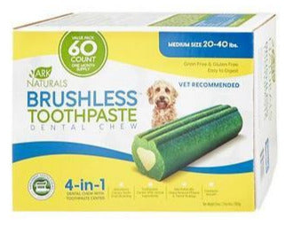 Ark Natural's Value Pack Brushless Toothpaste Medium Cat and Dog Dental Care - 60 ct
