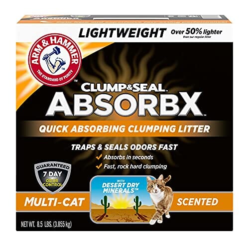 Arm & Hammer Absorbx Lightweight Multi-Cat - 8.5 Lbs - 2 Pack  