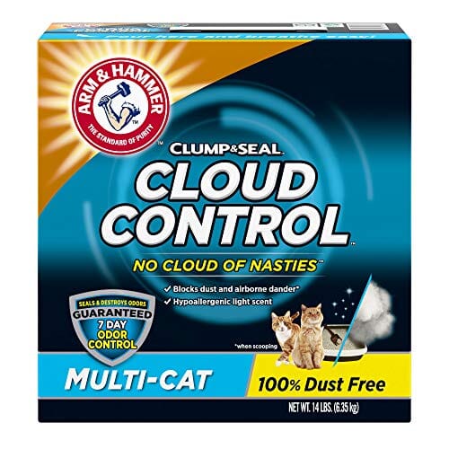 Arm & Hammer Cloud Control Clumping Cat Litter - 14 Lbs - 3 Pack  