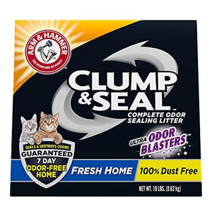 Arm & Hammer Clump & Seal Fresh Home Cat Litter - 19 Lbs - 2 Pack