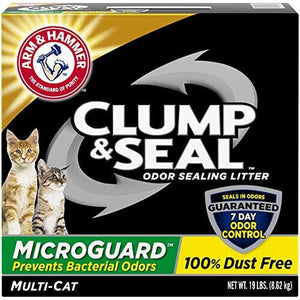 Arm & Hammer Clump & Seal Microguard Cat Litter - 19 Lbs - 2 Pack