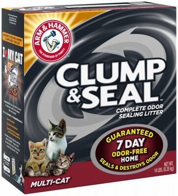 Arm & Hammer Clump & Seal Multi-Cat Cat Litter - 14 Lbs - 3 Pack  