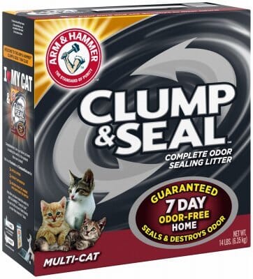 Arm & Hammer Clump & Seal Multi-Cat Cat Litter - 14 Lbs - 3 Pack