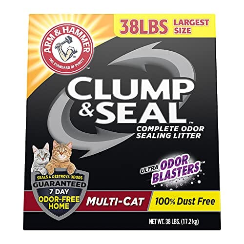 Arm & Hammer Clump & Seal Multi-Cat Cat Litter - Fresh Scent - 38 Lbs
