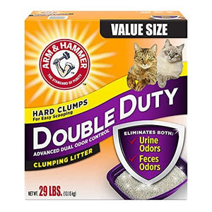 Arm & Hammer Double Duty Clumping Cat Litter - 29 Lbs